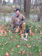 PJ’s first hunt under the shotgun and she proved to be solid